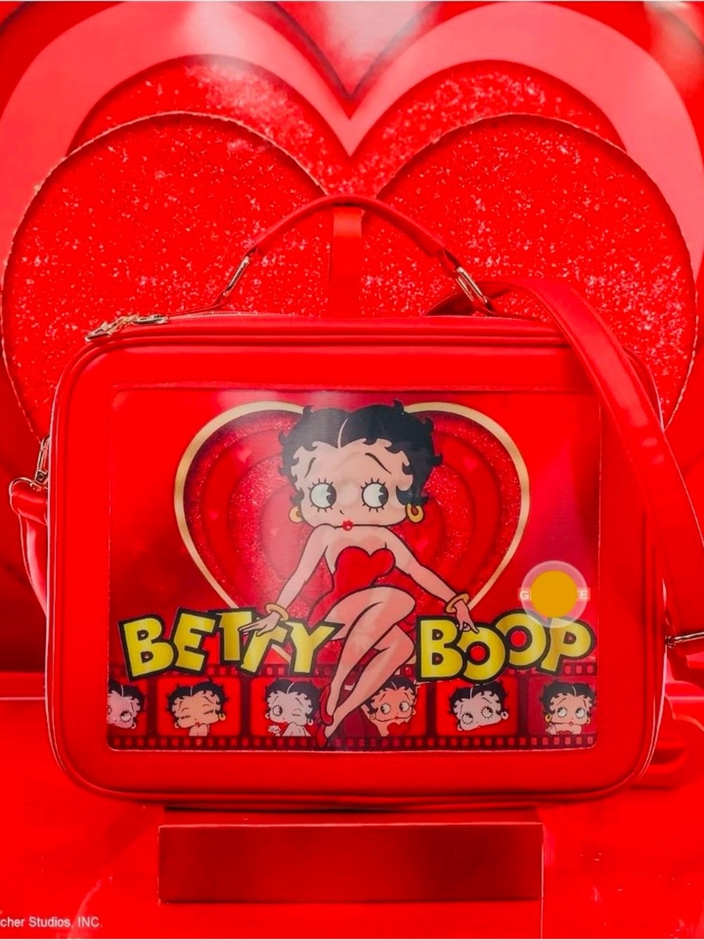 Glamlite x Betty Boop Lenticular Cosmetics Makeup Train Case NEW